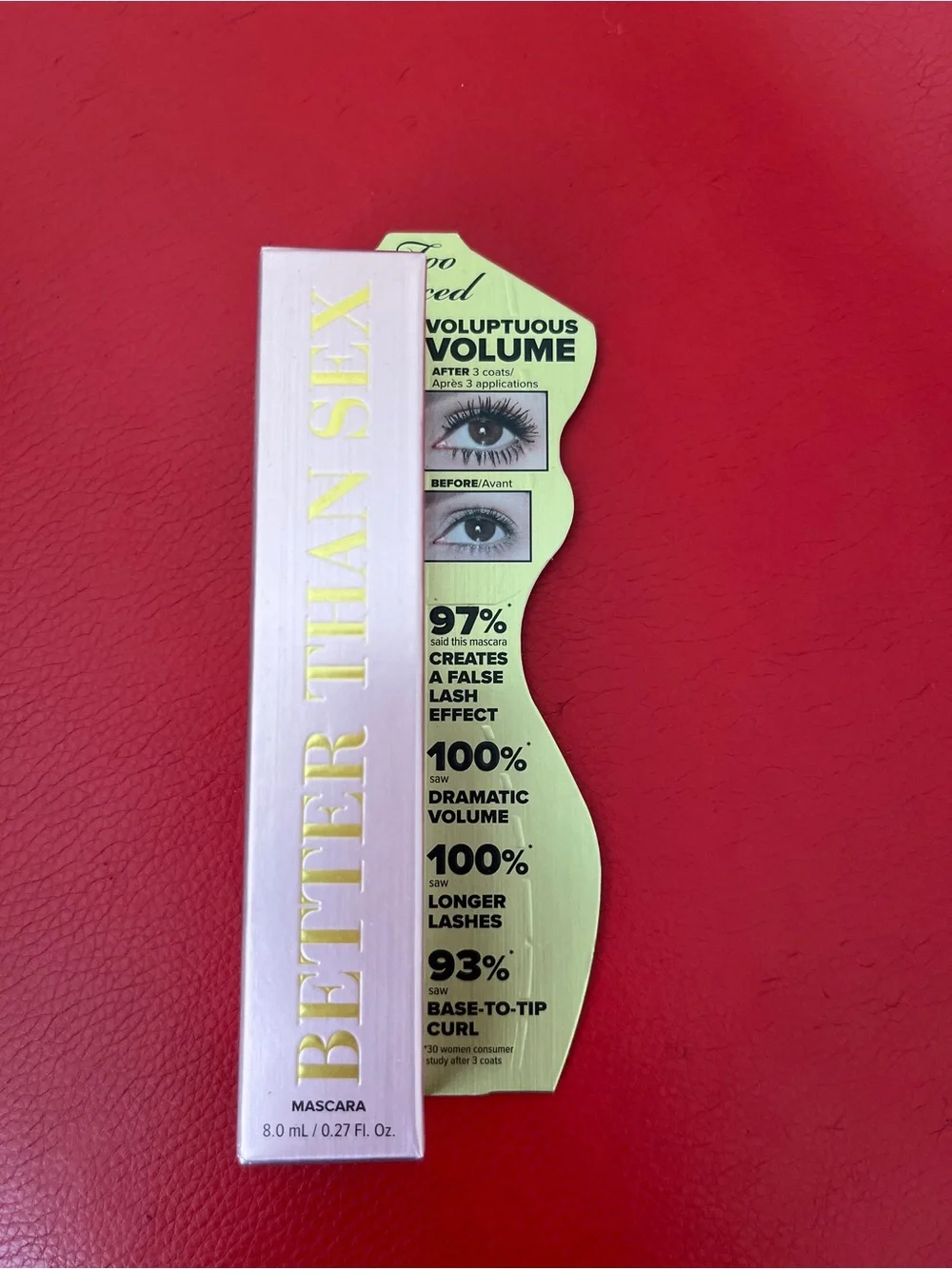 New- Too Faced Better Than Sex Mascara - Black- full size